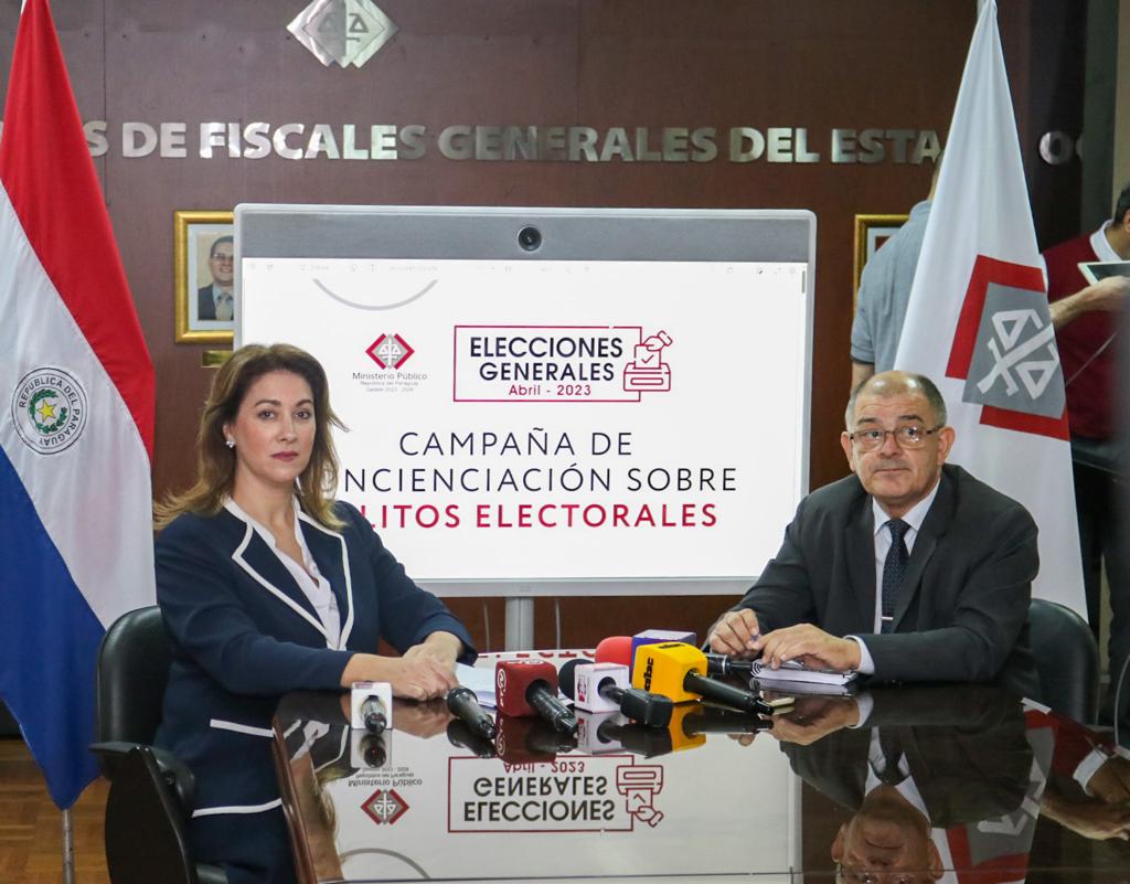 Autoridades de la Fiscalía dieron el anuncio en conferencia de prensa. Foto: Ministerio Público.