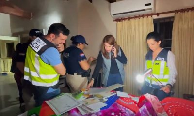 Operativo realizado por la Fiscalía. Foto: Gentileza