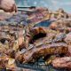 Tradicional asado por el Día del Trabajador. Foto: Gemtileza