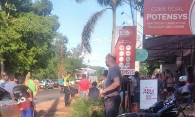 El asalto con derivación fatal ocurrió el pasado miércoles en la compañía Isla Valle de Areguá, donde el propietario de un comercio mató a un presunto motoasaltante. Foto: Gentileza