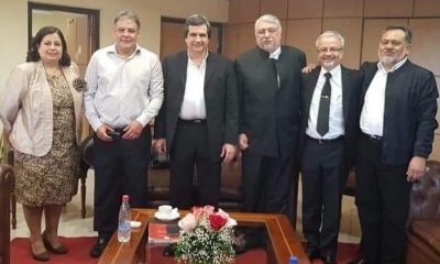 Frente Guasú: Esperanza Martínez, Hugo Richer, Carlos Filizzola, Fernando Lugo, Jorge Querey y Sixto Pereira. Foto: Gentileza