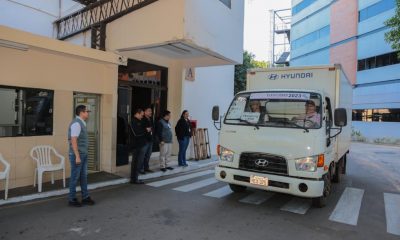 Partieron los materiales y máquinas de votación a Alto Paraguay. Foto: Gentileza.