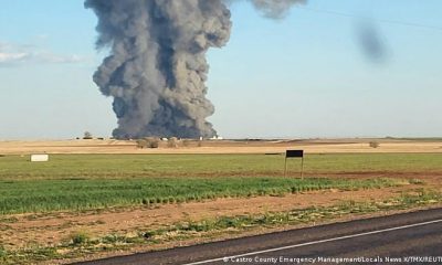 Una gigantesca columna de humo se elevó sobre la granja ganadera de Southfork, en Texas. Foto: DW