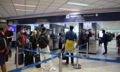 Migraciones en el aeropuerto Silvio Petirossi. Foto: Gentileza.