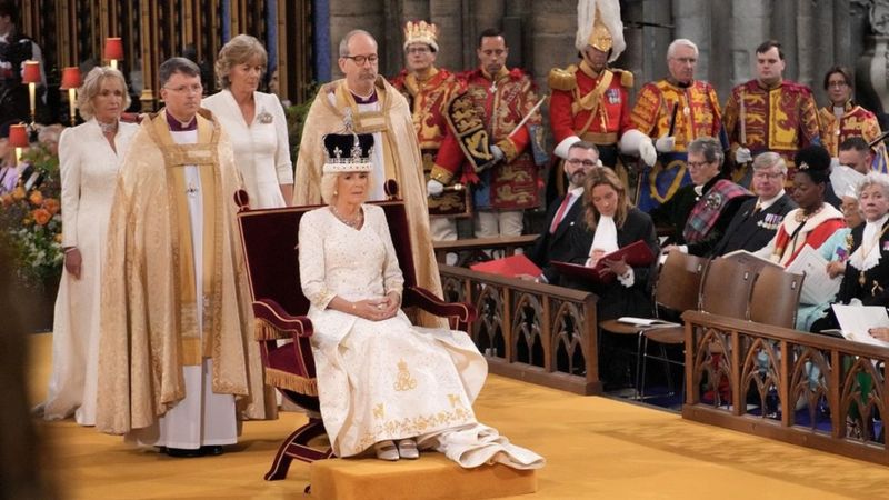 Coronación de la Reina Camila. Foto: BBC Mundo.