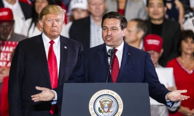 Donald Trump junto a Ron DeSantis. Foto: Nbcnews. Archivo.