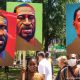 Protestas en el primer aniversario del asesinato de George Floyd en manos de la Policía, el 25 de mayo de 2021. Foto: DW.