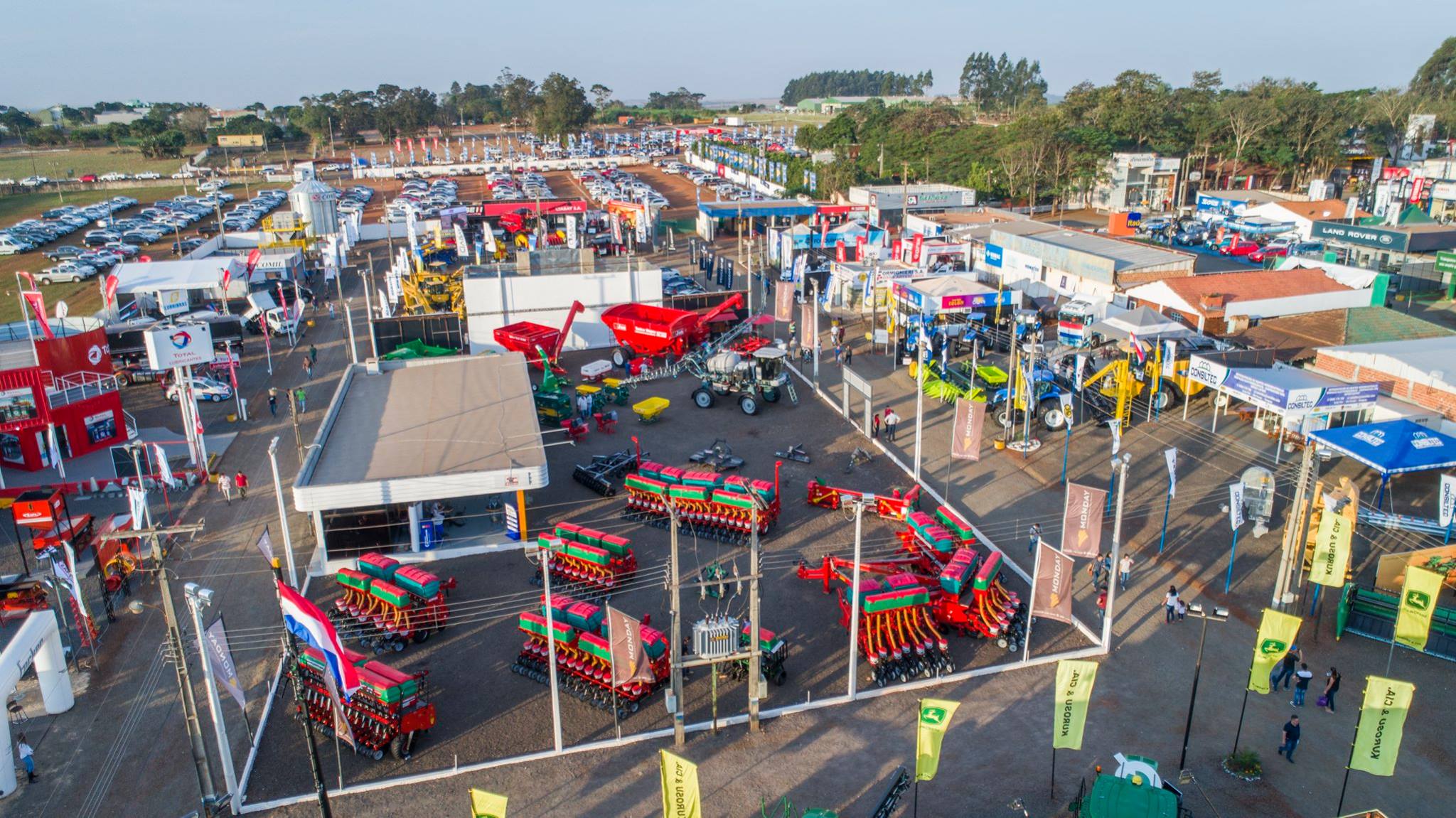 Vista aérea de la Expo Santa Rita. Gentileza