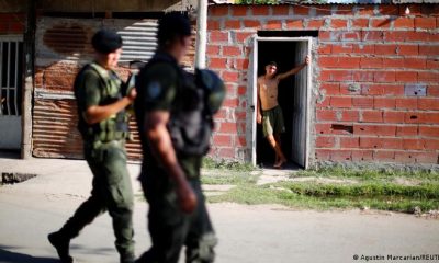 Operativo policial en Rosario, Argentina. Foto: DW.