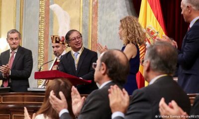 El presidente colombiano, Gustavo Petro, de visita oficial en España. Foto: DW