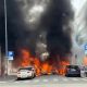 Explosión en el centro comercial de Milán. Foto: DW.