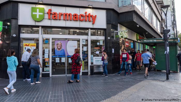 Farmacia en Buenos Aires. Foto: DW.