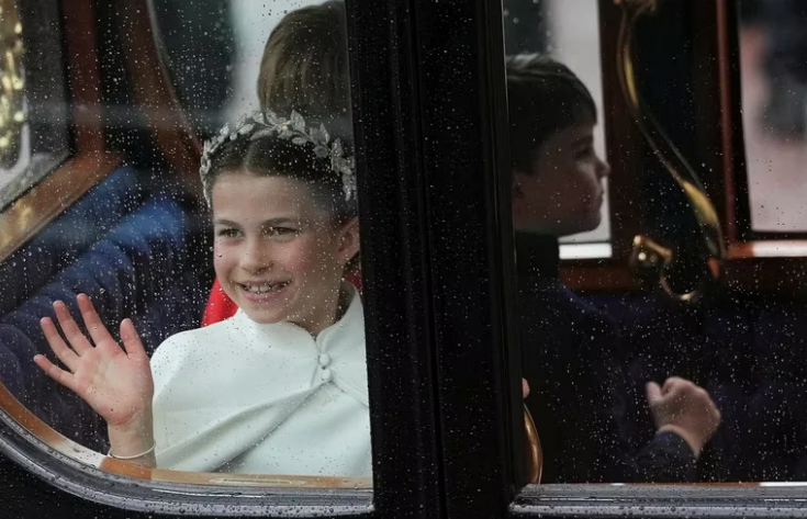 Princesa Charlotte de Gran Bretaña. Foto: Infobae.