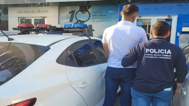 Hombre detenido por intento de estafa. Foto: Ministerio Público.