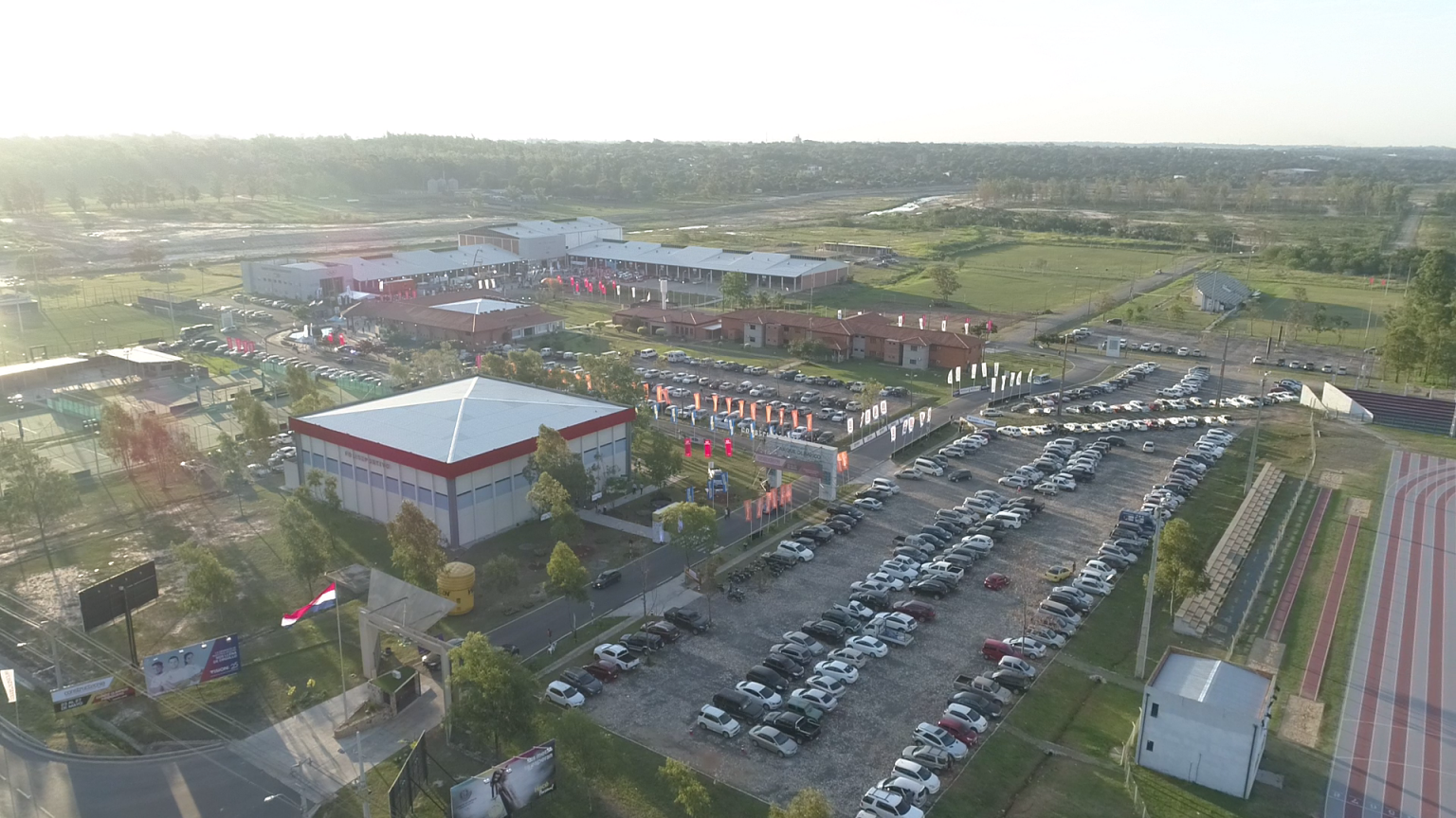 Vista aérea de la Feria Construtecnia. Foto de archivo - gentileza.