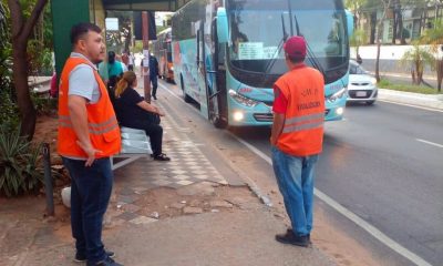 Verifican reguladas del transporte del Área Metropolitana. Foto: Gentileza.