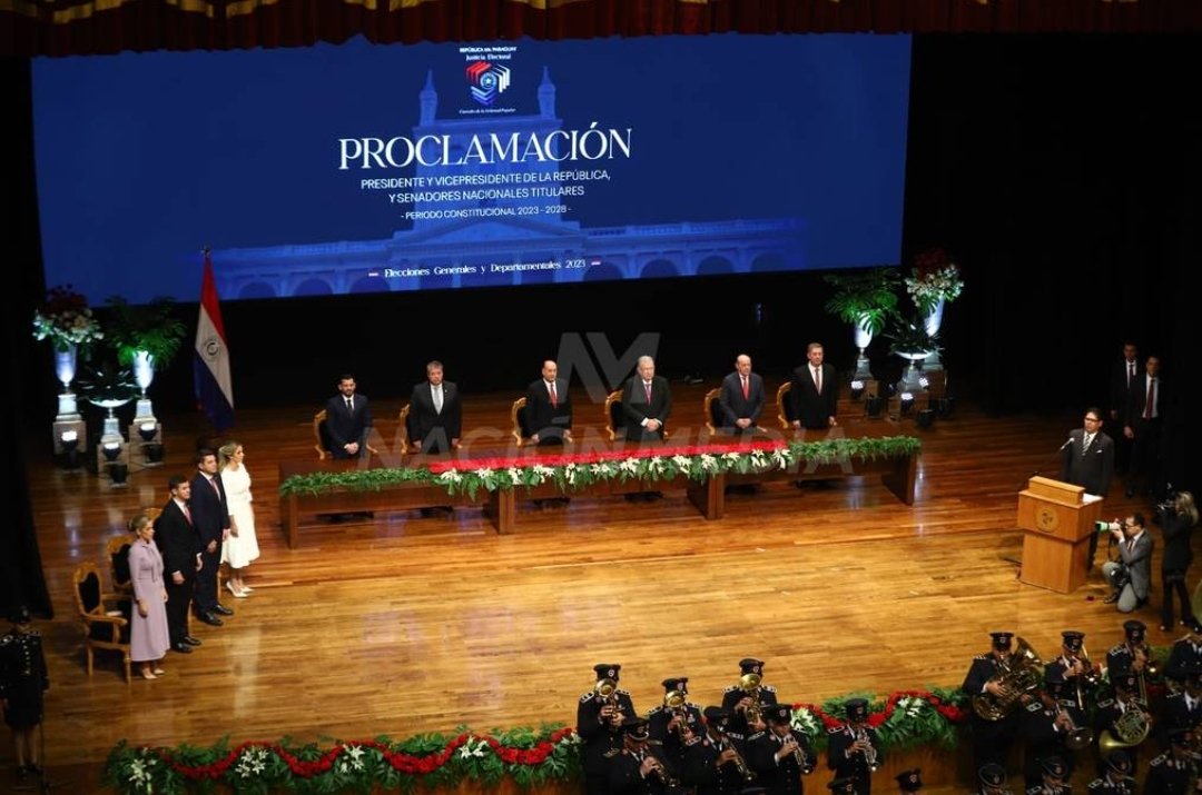 Proclamación de autoridades electas para el periodo 2023 - 2028. Foto: Gentileza.