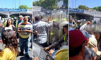 Protestas en Caracas, Venezuela. Foto: Infobae