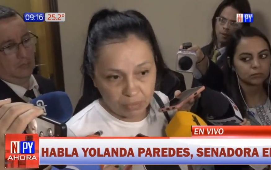 Yolanda Paredes. Foto: Captura de pantalla.