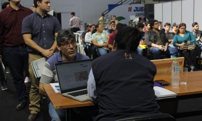 Feria de Empleos durante la Constructecnia. Foto: gentileza.