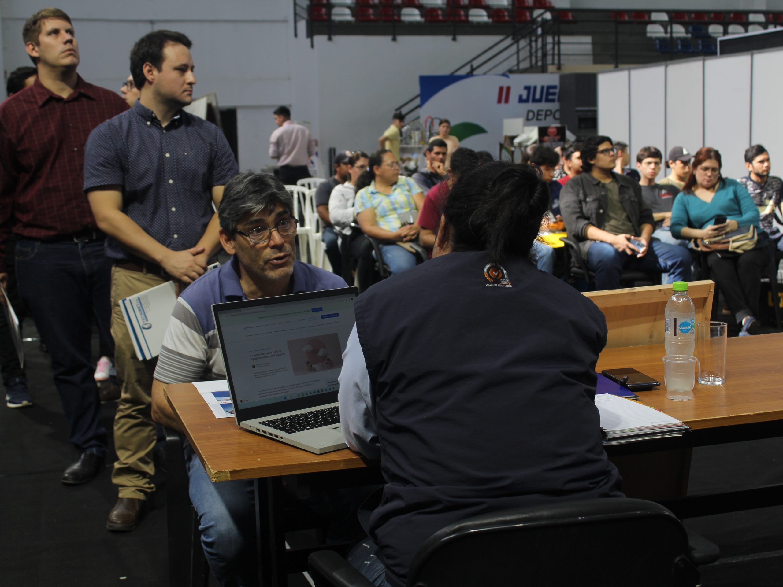 Feria de Empleos durante la Constructecnia. Foto: gentileza.