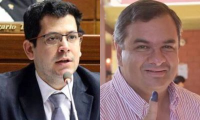 Los diputados electos Raúl Latorre y Carlos Arrechea, por la ANR. Foto: Gentileza.