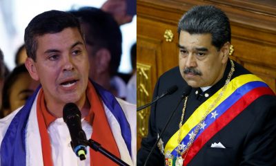 Santiago Peña y Nicolás Maduro. Gentileza.