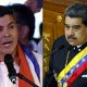 Santiago Peña y Nicolás Maduro. Gentileza.