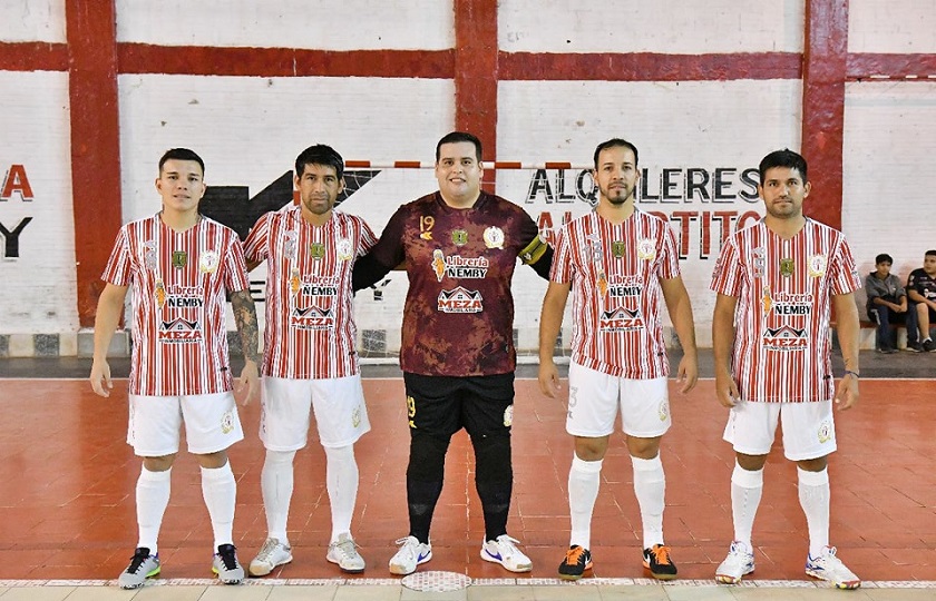 Quinteto del Sportivo José Meza. Foto: Gentileza.