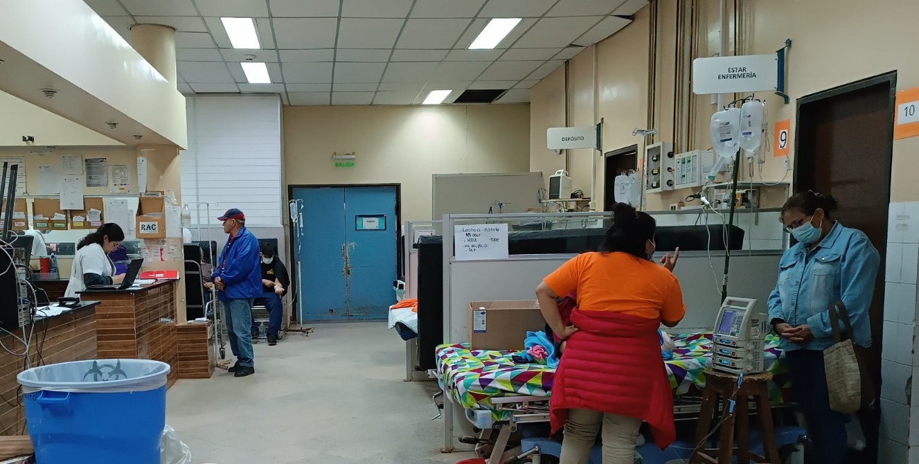 Sala de emergencias del Hospital de Clínicas. Foto: FCM UNA.