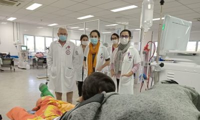 Equipo médico de transplantes renales en el Hospital de Clínicas. Foto: FCM UNA.