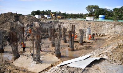 Construcción del Puente de Bioceánica. Foto referencial: MOPC.