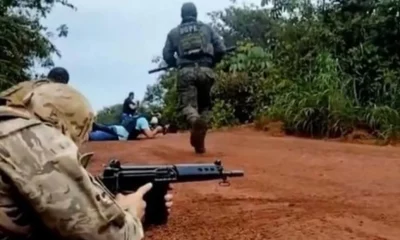 Operación militar en Brasil. Foto: Clarín.