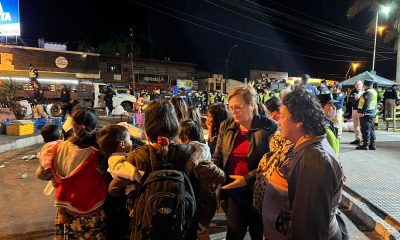 Despeje de manifestantes sobre Eusebio Ayala. Foto: Ministerio Público.