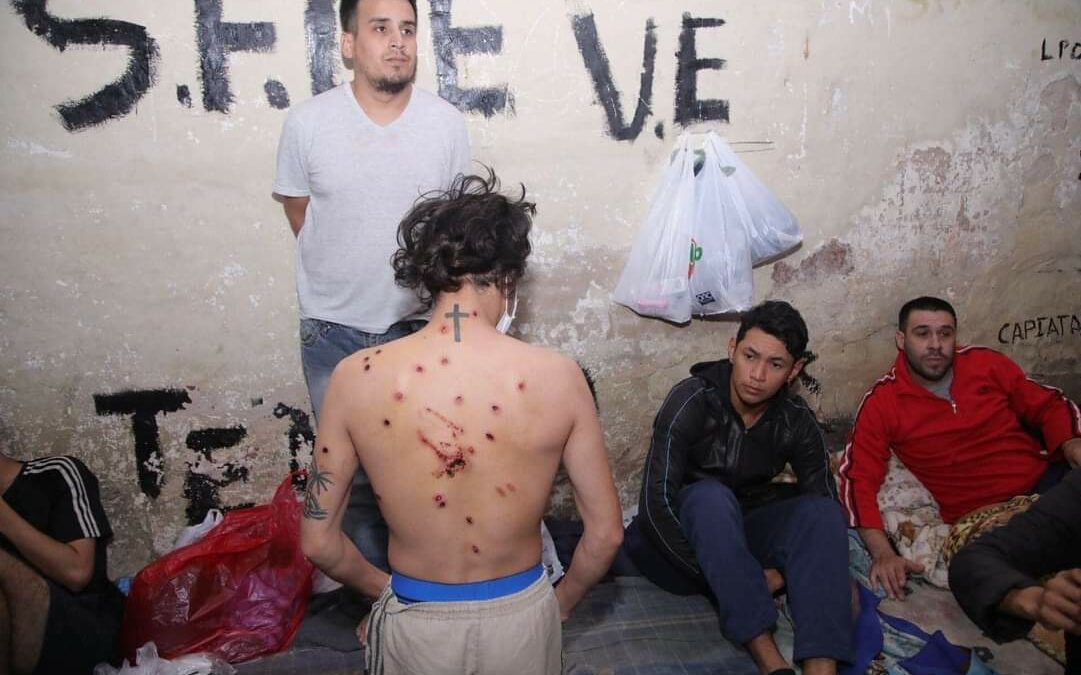 Detenidos por las manifestaciones. Foto: Radio Cáritas.