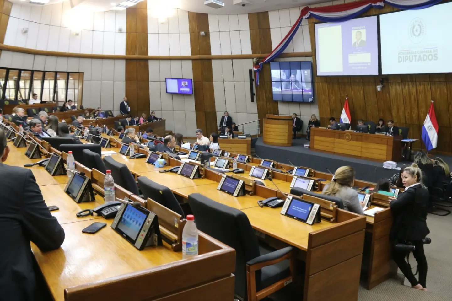 Sesión de la Cámara Baja. Foto: Diputados Py.