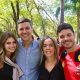 Serenalla Argaña, Santiago Peña, Leticia Ocampos y Gonzalo Peña en una postal familiar. Foto: Gentileza