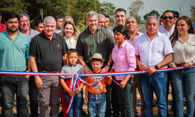 Inauguran tramo vial en San Pedro. Foto: Gentileza.