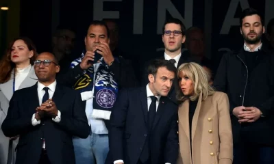 Emmanuel y Brigitte Macron. Foto: Clarín.