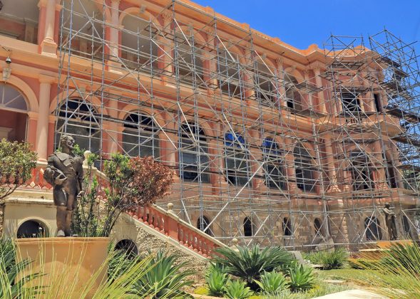 Restauración del Palacio de Gobierno. Foto: Primera Dama.