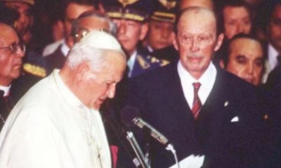 Hace 35 años, Juan Pablo II visitaba al Paraguay. Foto: Gentileza.