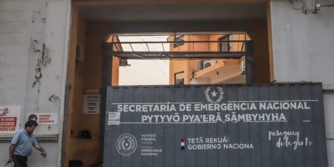 Secretaría de Emergencia Nacional (SEN). Foto: IP.