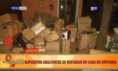 Supuestos asaltantes se refugian en una de las propiedades de Miguel Cuevas. Foto: Captura.