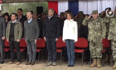 Acto de ceremonia por la Paz del Chaco. Foto: Radio 1.000 AM.