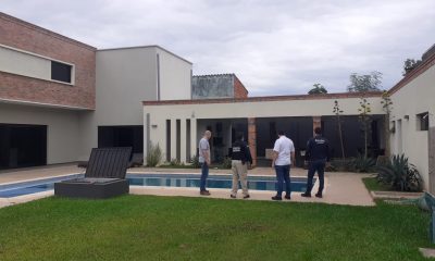 Vivienda en Mariano Roque Alonso habría sido utilizada como aguantadero por miembros del PCC. Foto: Ministerio Público.