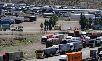 Camiones varados en Chile. Foto: Archivo. DW.