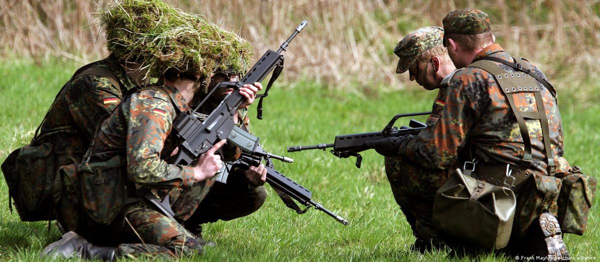 Militares alemanes. Foto: DW.