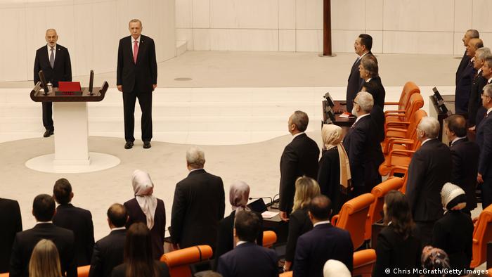 Recep Tayyip Erdogan juró como antiguo y nuevo presidente de Turquía este 3 de junio en Ankara. Foto: DW.