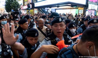 Detenciones en Hong Kong. Foto: DW.