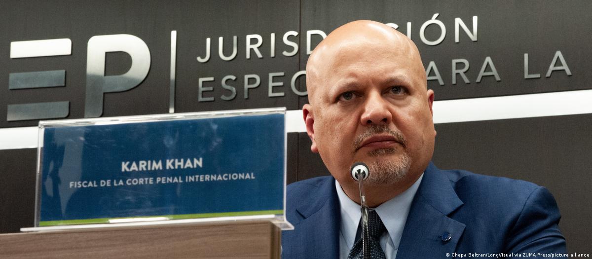 Karim Khan, fiscal jefe de la Corte Penal Internacional. Foto: DW.